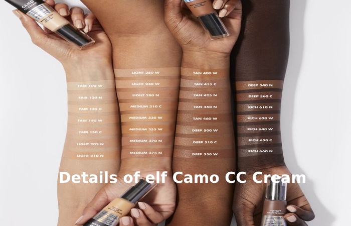 Details of elf Camo CC Cream