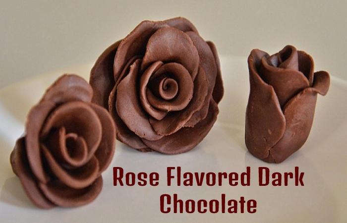 Rose Flavored Dark Chocolate