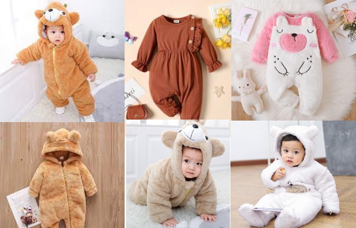 4 Best Baby Girl Long Sleeve Thermal Jumpsuit at thesparkshop.in