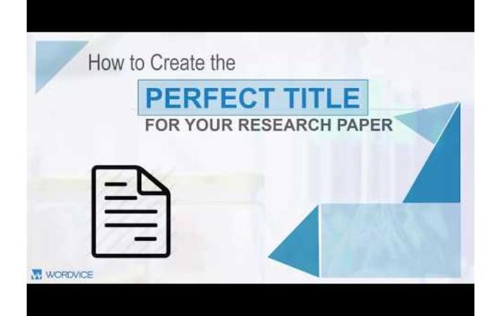 What is the Title of a Scientific Work_