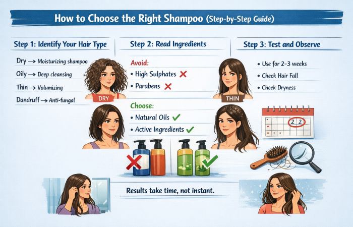 how to choose the right shampoo (step-by-step guide)